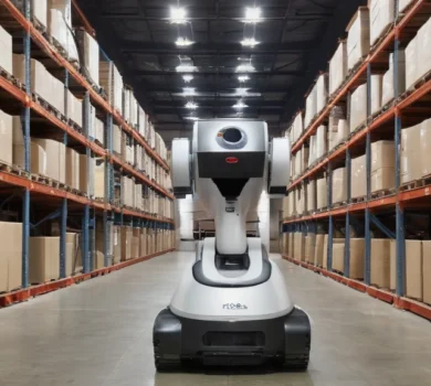 AI-powered robots help logistics fight labor shortages.