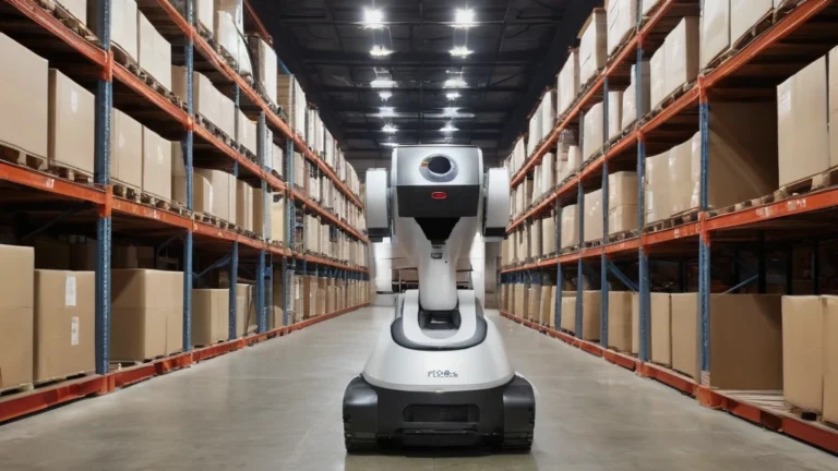 AI-powered robots help logistics combat labor shortages.