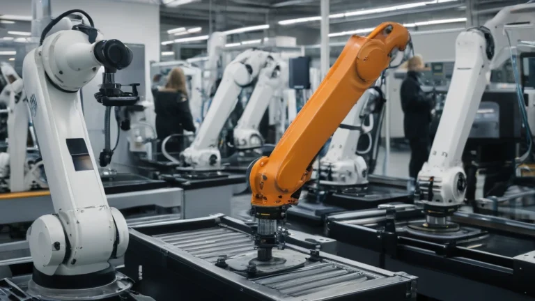 factory in China with industrial robots