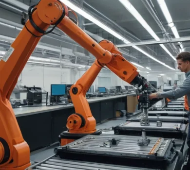 Chiny zanotowały wzrost instalacji robotów przemysłowych o 44% w 2021 roku