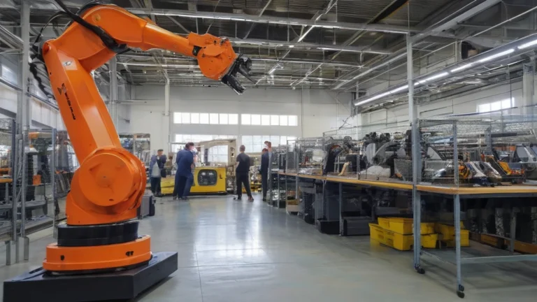 mapa zaznaczająca inwestycje w roboty w USA, Kanadzie i Meksyku