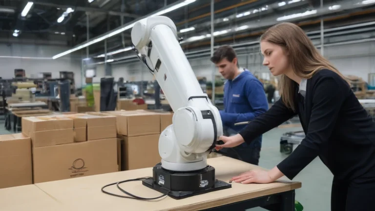 Szwedzki startup 120ft zbudował pierwsze mikrofabryki z robotami humanoidowymi